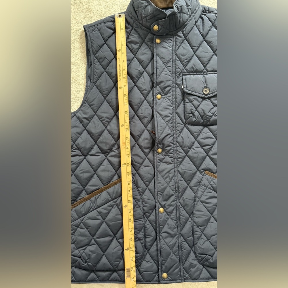 NWT Polo by Ralph Lauren Navy The Beaton Quilted Vest (XLT) - Picture 7 of 11